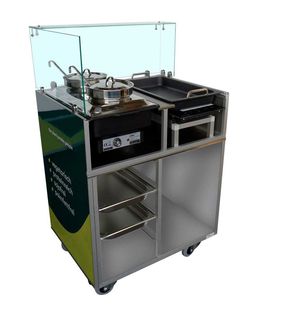 mobile, vollausgestattete, modulare Küche auf Rollen | Variosmart