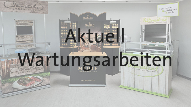 Wartungsarbeiten - aktuell nicht verfügbar